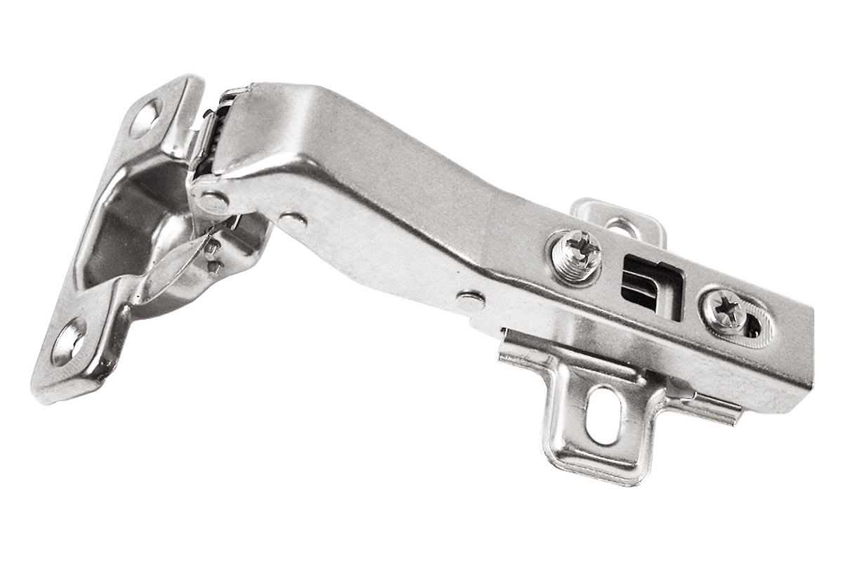 Петля мебельная угловая Fitex 45* Clip-On HS с доводчиком