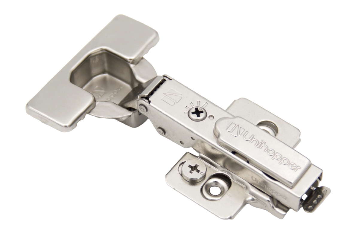 Петля мебельная Unihopper Hutton 105* H0 3D с регулируемым доводчиком, никель