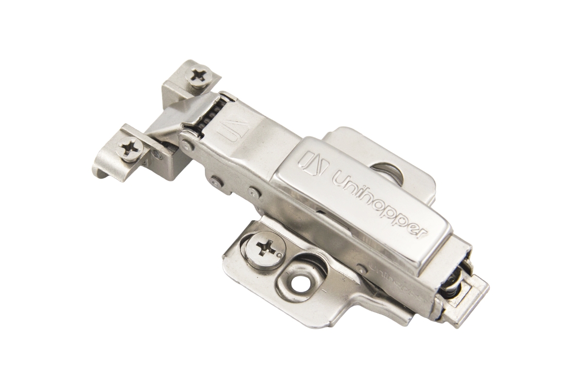 Петля для алюминиевых фасадов Unihopper Setton 100* Two-Way H0 3D накладная с доводчиком