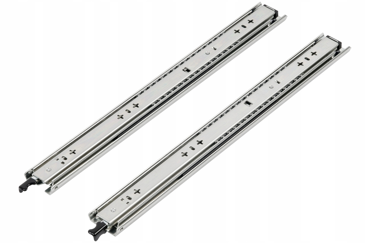 Направляющие шариковые усиленные Amix H=53 мм с блокировкой, 500 мм, нагрузка 110 кг