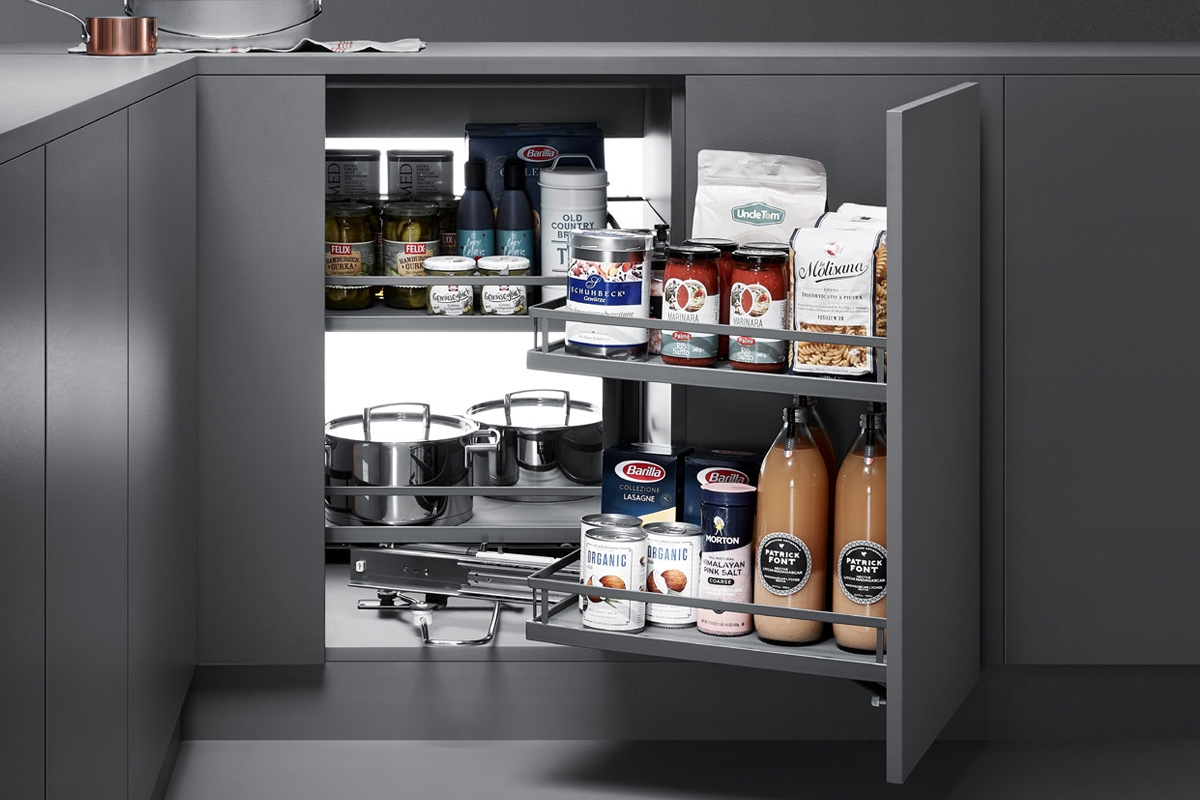 Волшебный уголок Unihopper бортики круглый пруток, серый, фасад 450мм