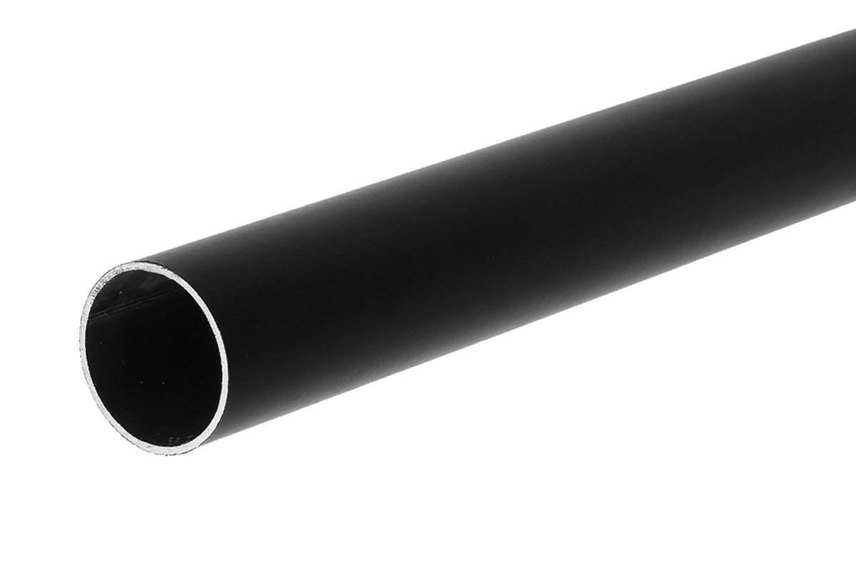 Труба D25 черная, толщина стенки 1 мм