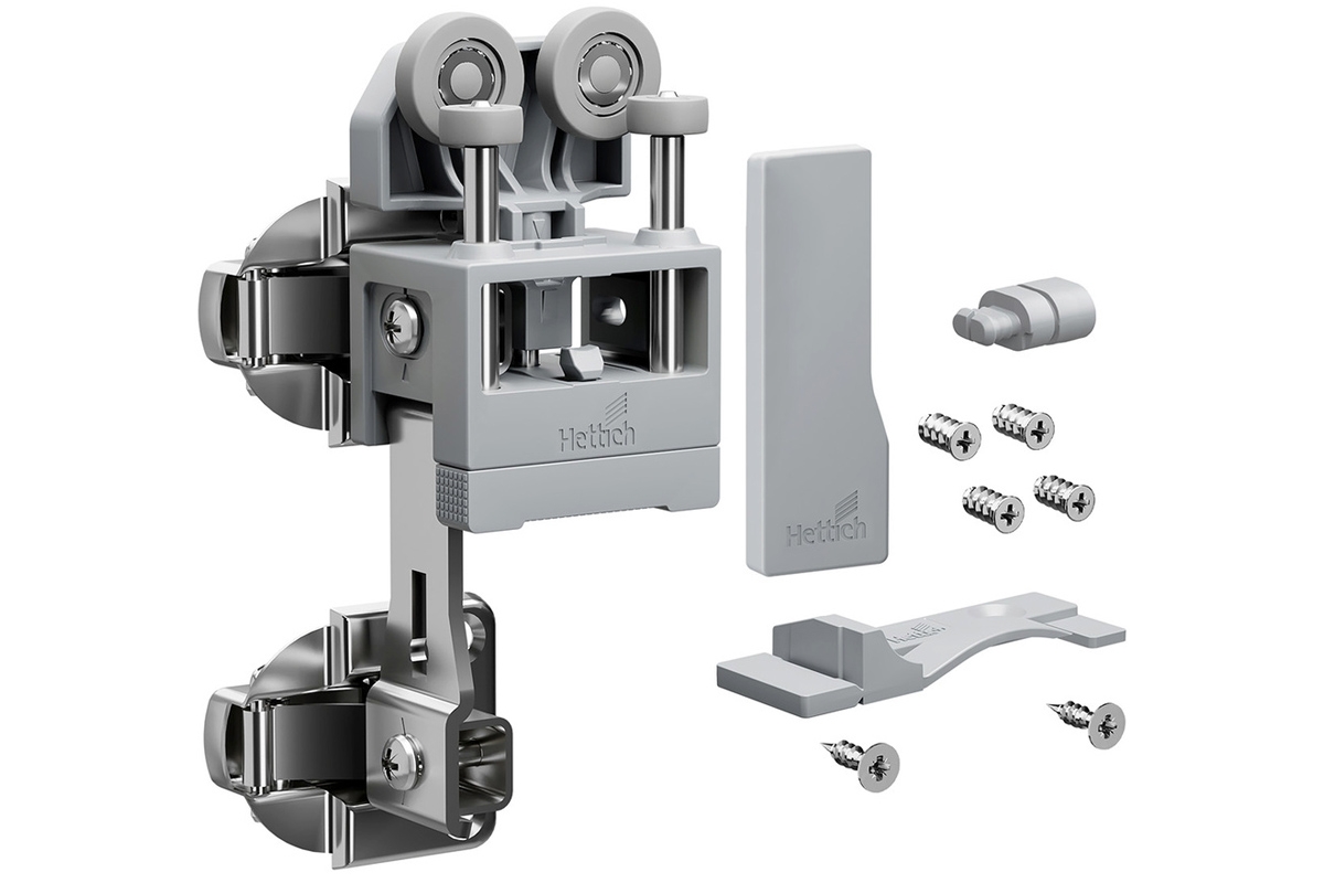 WingLine L Комплект фурнитуры Light, без с нижнего направляющего элемента, 12 кг, самозакрывание, левый