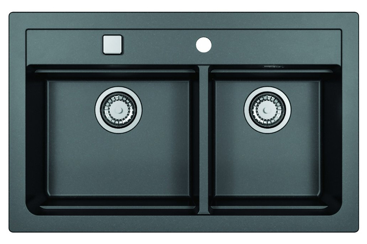 Мойка кухонная Alveus Atrox 50 Granital врезная/под столешницу, в базу 80/90 см