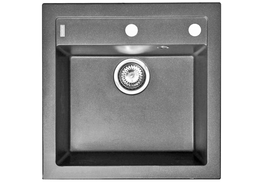 Мойка кухонная Alveus Formic 20 Granital врезная/под столешницу, в базу 50 см